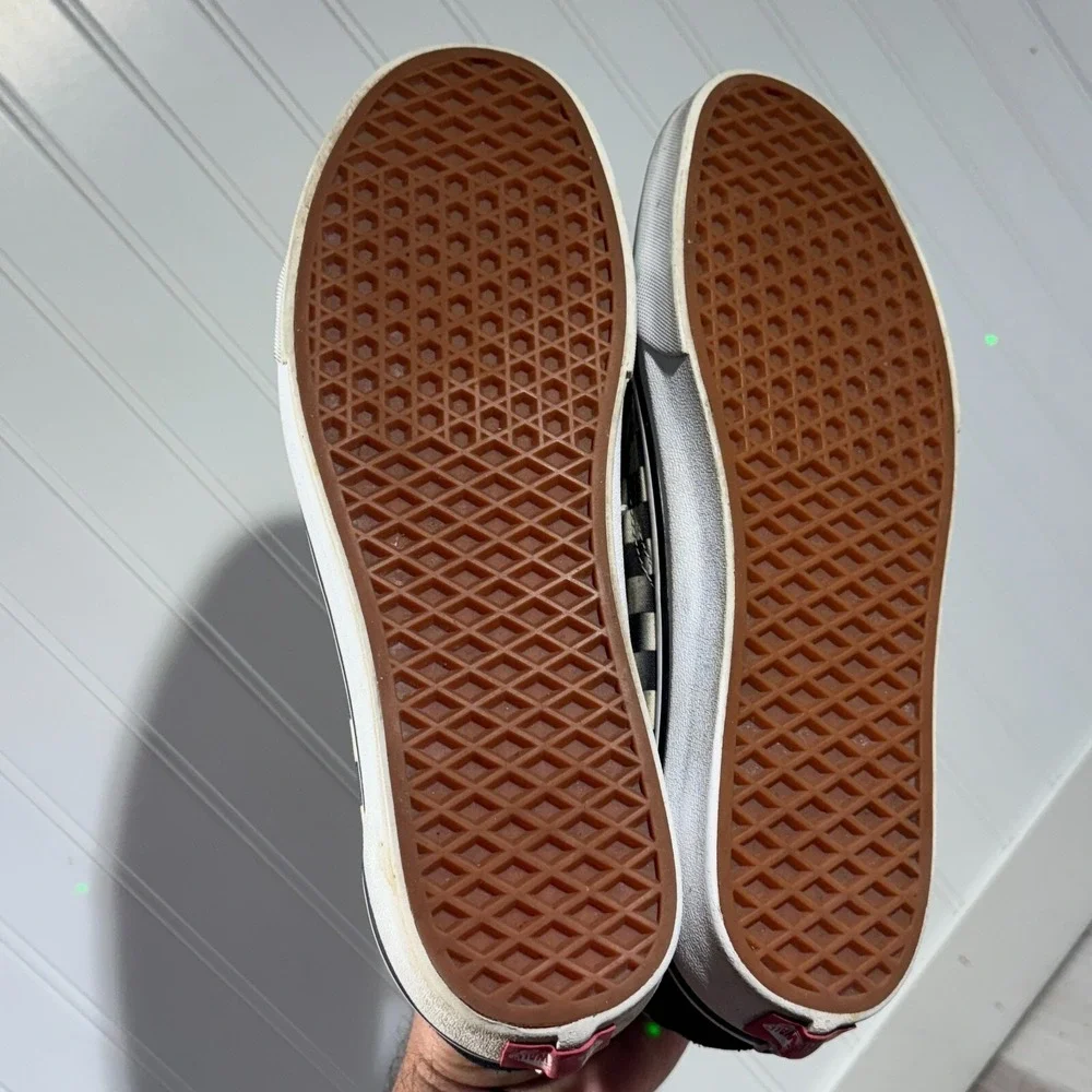 Vans Off The Wall Old Skool Blur Black/White Checkerboard Skater M 11.5‎